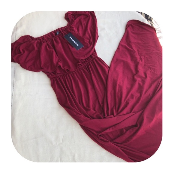 thanth Dresses & Skirts - NWT Thanth maroon M dress